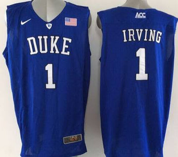 Kyrie Irving Duke Blue Devils blue jersey