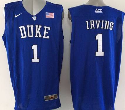 Kyrie Irving Duke Blue Devils blue jersey