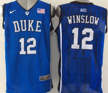 Justise Winslow Duke Blue Devils blue jersey