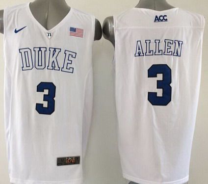 Grayson Allen Duke Blue Devils white jersey