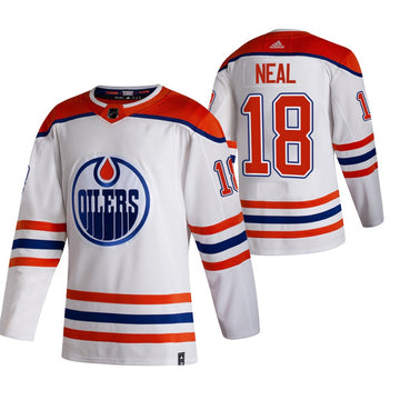 James Neal Edmonton Oilers white Reverse Retro jersey