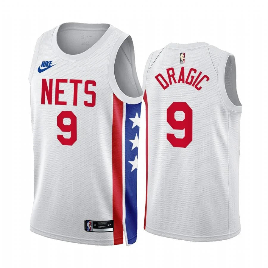 Goran Dragic Brooklyn Nets white Classic jersey