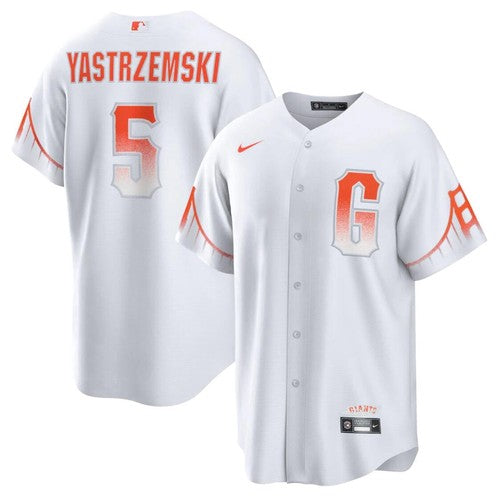 Mike Yastrzemski San Francisco Giants white City Connect jersey