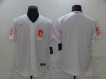 Custom San Francisco Giants white City Connect jersey