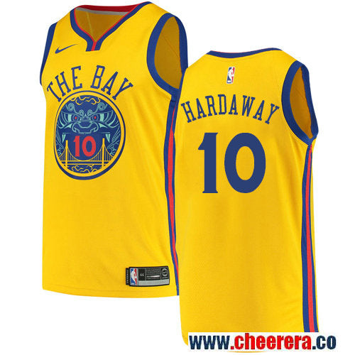 Tim Hardaway Golden State Warriors gold jersey