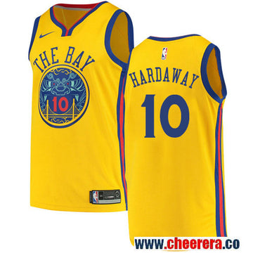 Tim Hardaway Golden State Warriors gold jersey