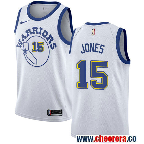Damian Jones Golden State Warriors white jersey