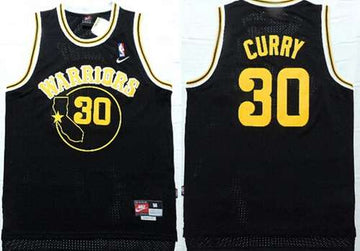 Stephen Curry All Golden State Warriors black jersey