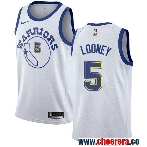 Kevon Looney Golden State Warriors white jersey