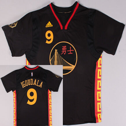 Andre Iguodala Revolution Golden State Warriors black Fashion jersey
