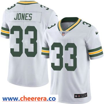 Aaron Jones Green Bay Packers white Vapor jersey