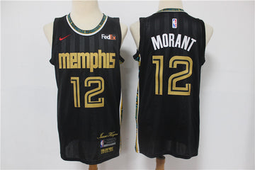 Ja Morant Memphis Grizzlies black jersey