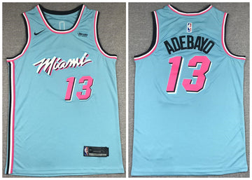 Bam Adebayo Miami Heat blue jersey