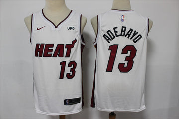 Bam Adebayo Miami Heat white jersey