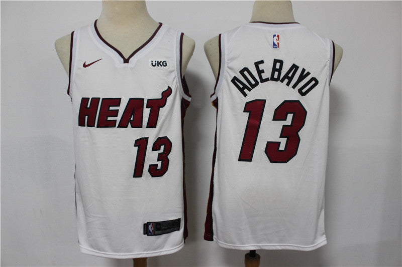 Bam Adebayo Miami Heat white jersey