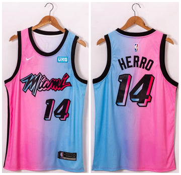 Tyler Herro Miami Heat blue jersey
