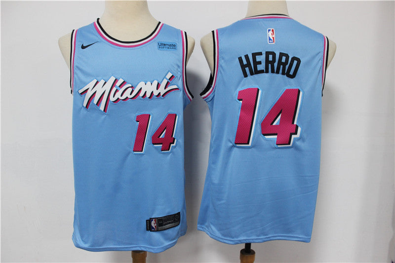 Tyler Herro Miami Heat blue jersey