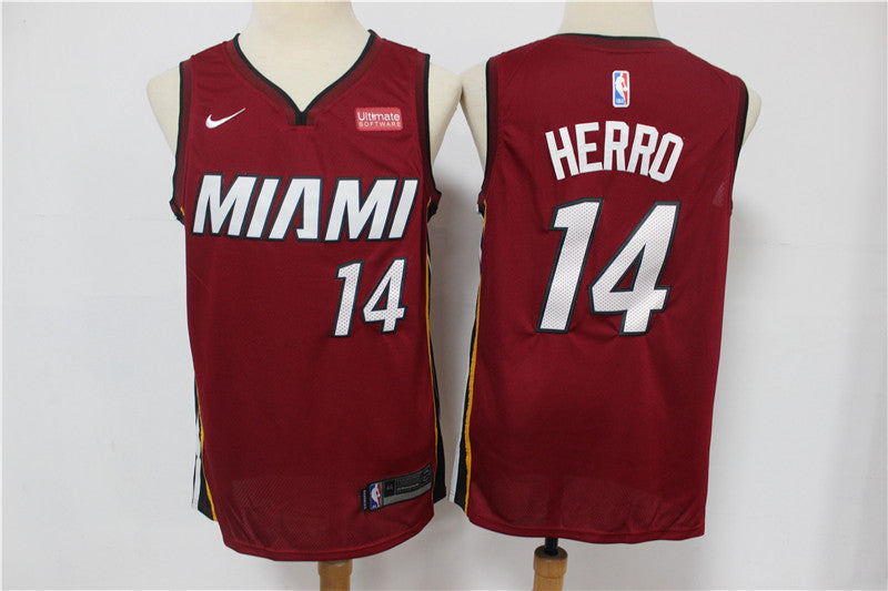 Tyler Herro Miami Heat red jersey