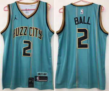 LaMelo Ball Charlotte Hornets teal jersey