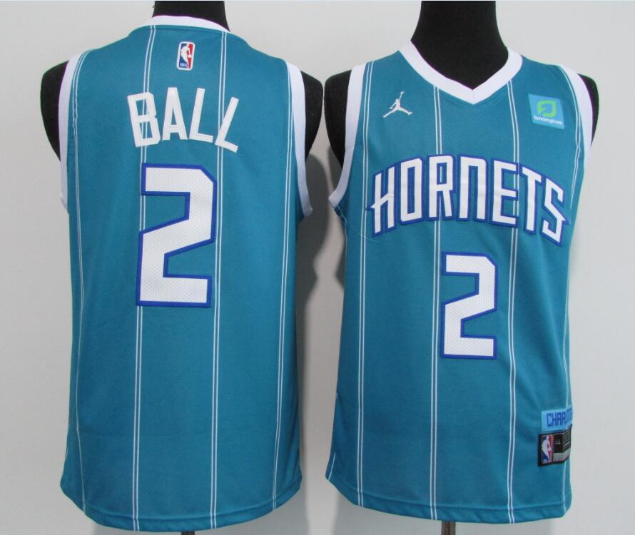 LaMelo Ball Charlotte Hornets blue jersey