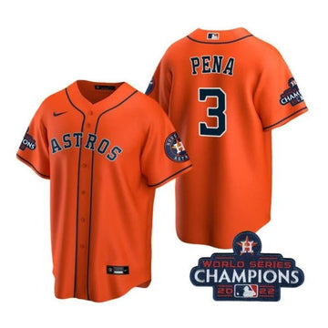 Jeremy Pena Houston Astros orange jersey