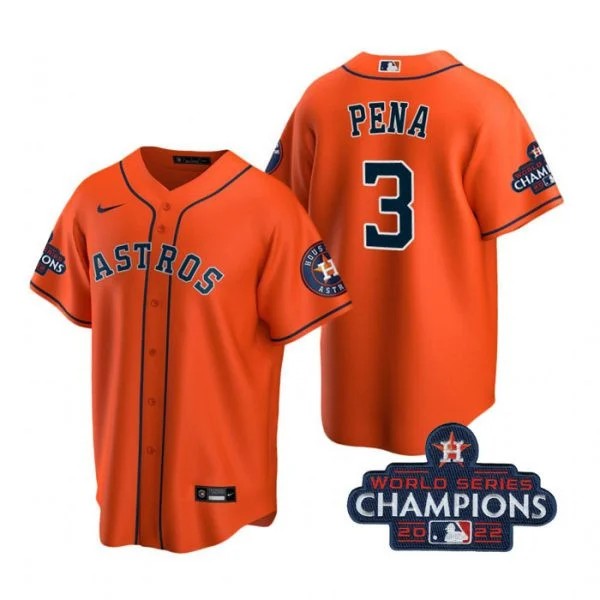 Jeremy Pena Houston Astros orange jersey