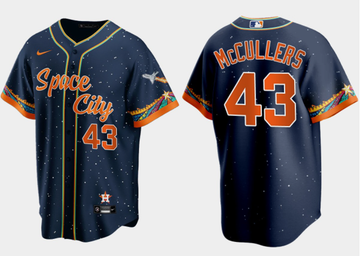 Lance McCullers Houston Astros navy City Connect jersey