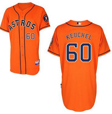 Dallas Keuchel Houston Astros orange jersey
