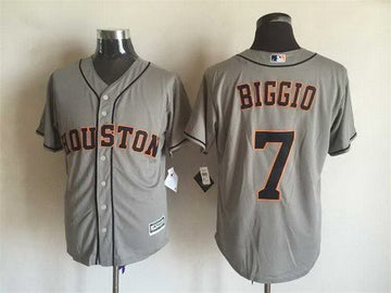 Craig Biggio Houston Astros gray jersey