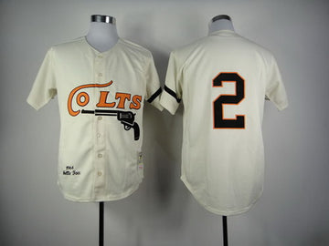 Houston Nellie Fox Indianapolis Colts cream jersey