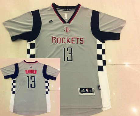 James Harden Revolution Houston Rockets gray jersey