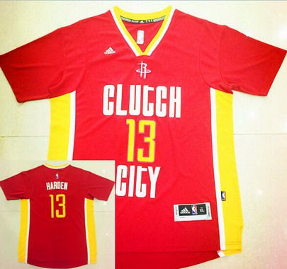 James Harden Revolution Houston Rockets red jersey
