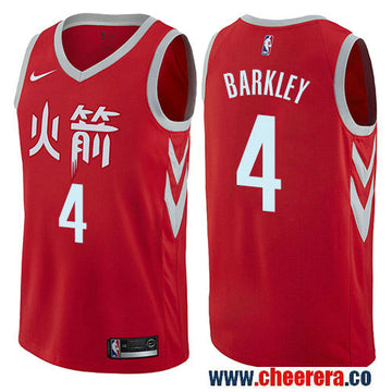 Charles Barkley Houston Rockets red jersey