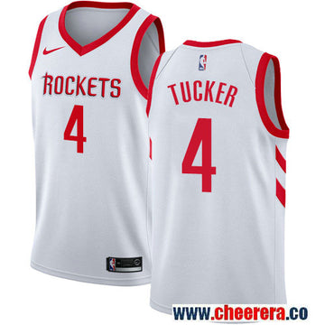 PJ Tucker Houston Rockets white jersey