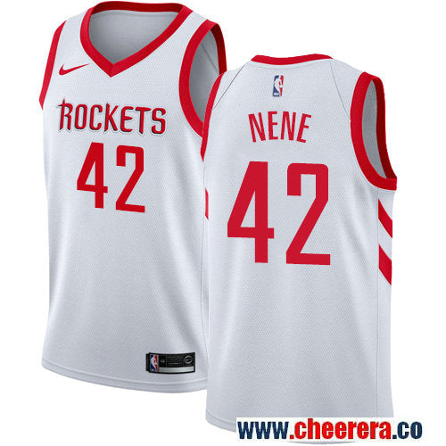 Nene Houston Rockets white jersey