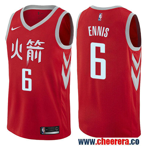 Tyler Ennis Houston Rockets red jersey