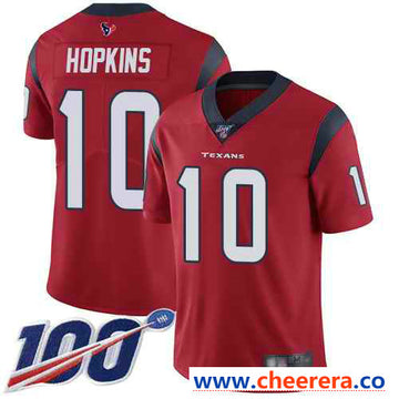 DeAndre Hopkins Houston Texans red Vapor jersey