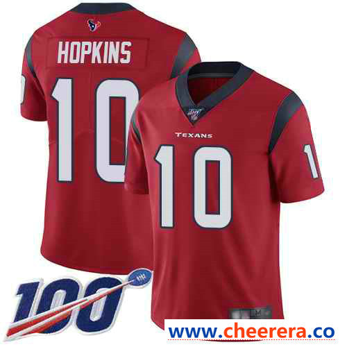 DeAndre Hopkins Houston Texans red Vapor jersey