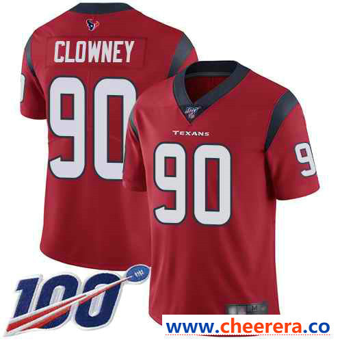 Jadeveon Clowney Houston Texans red Vapor jersey