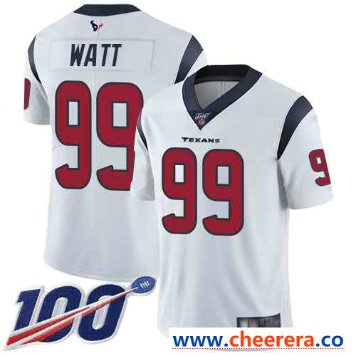 J.J. Watt Houston Texans white Vapor jersey