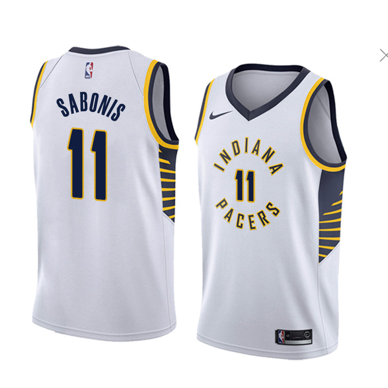 Sabonis Indiana Pacers white jersey