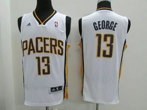 Paul George Revolution Indiana Pacers white jersey