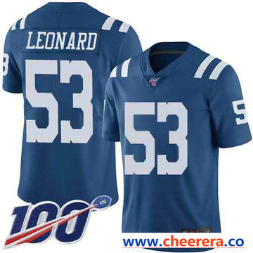 Darius Leonard Indianapolis Colts royal Limited jersey
