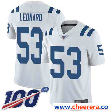 Darius Leonard Indianapolis Colts white Vapor jersey