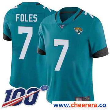 Nick Foles Jacksonville Jaguars teal Vapor jersey