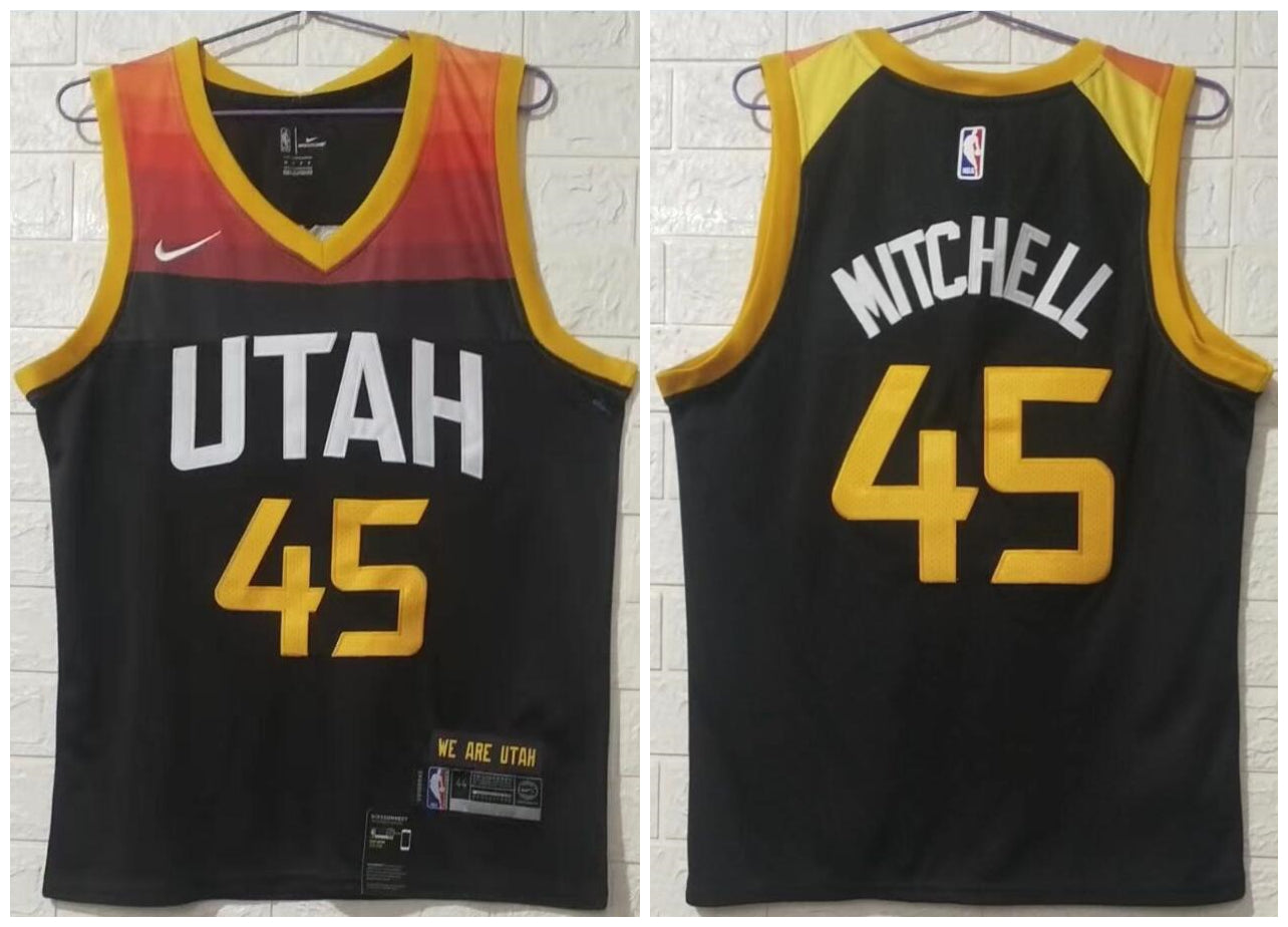 Donovan Mitchell Utah Jazz black jersey
