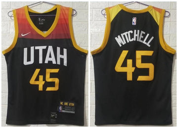 Donovan Mitchell Utah Jazz black jersey