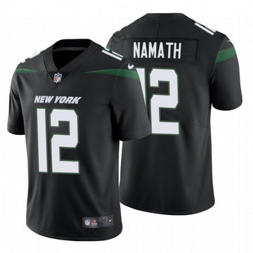 Joe Namath New York Jets black Vapor jersey