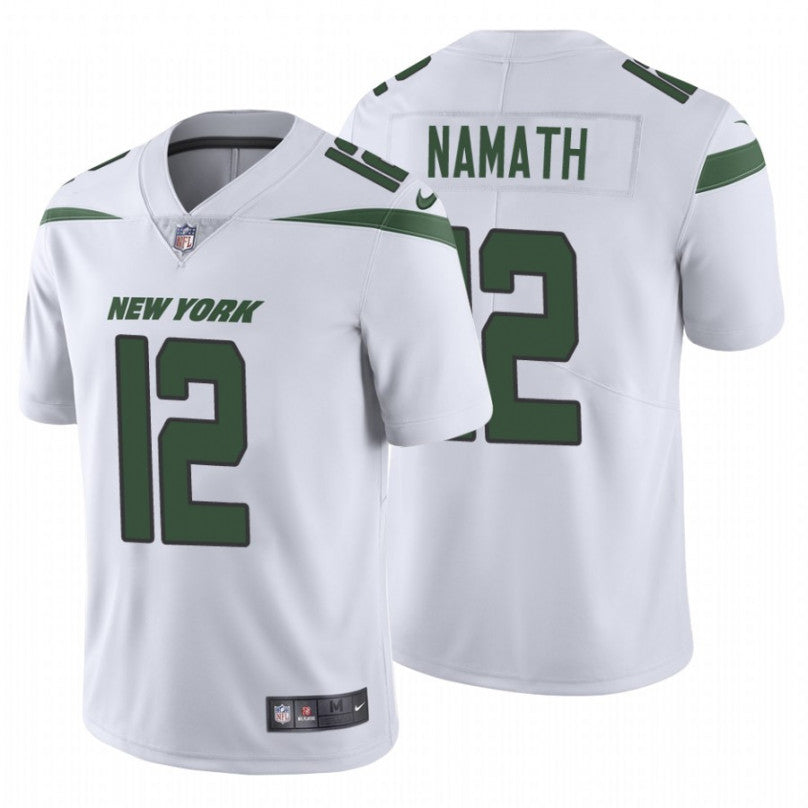 Joe Namath New York Jets white Vapor jersey