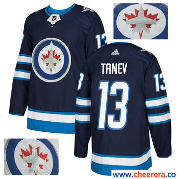 NHL Brandon Tanev Winnipeg Jets navy jersey